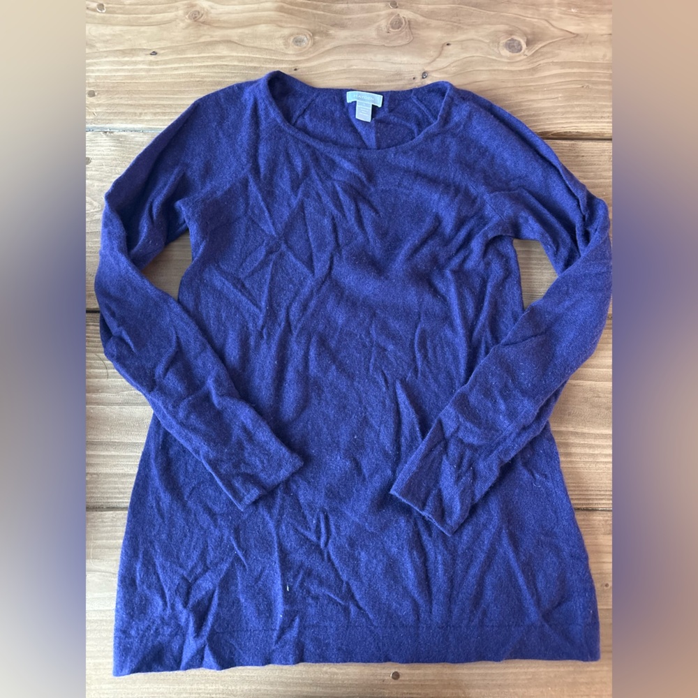 Hayden Purple Cashmere Sweater